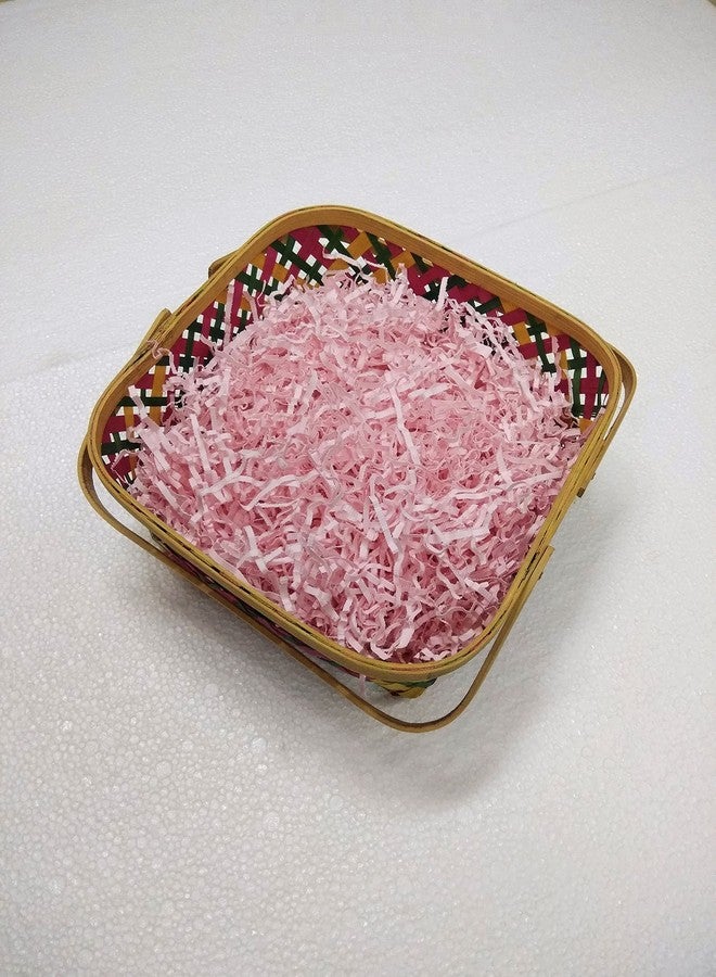 Huefiller Shredded Paper for Packaging | Used as Box Filler, Paper Filler, Paper Grass | Pink (500 Grams) - Image 2